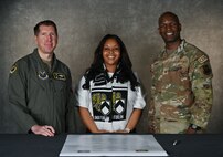 The signed Month of the Military Child proclamation sits on a table at Minot Air Force Base, North Dakota, March 25, 2023. Month of the Military Child is a nationally recognized celebration which honors service members’ children. (U.S. Air Force photo by Airman 1st Class Trust Tate)