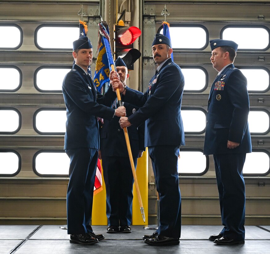 34th Bomb Squadron Change of Command