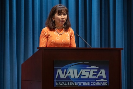 WASHINGTON, DC (March 28, 2024) - Retirement Ceremony in honor of Ms. Giao Phan, Executive Director, Naval Sea Systems Command (NAVSEA) was hosted by Vice Admiral James Downey, Commander, NAVSEA and held in the Humphreys auditorium at the Washington Navy Yard. Mr. Jay Stefany, Principal Civilian Secretary of the Navy for Research, Development and Acquisition was the Master of Ceremonies; and Vice Admiral (RET) Tom Moore, 44th Commander of NAVSEA, was the guest speaker. Ms. Phan retires after 42 civilian years serving the Department of Navy and the U.S. Coast Guard.