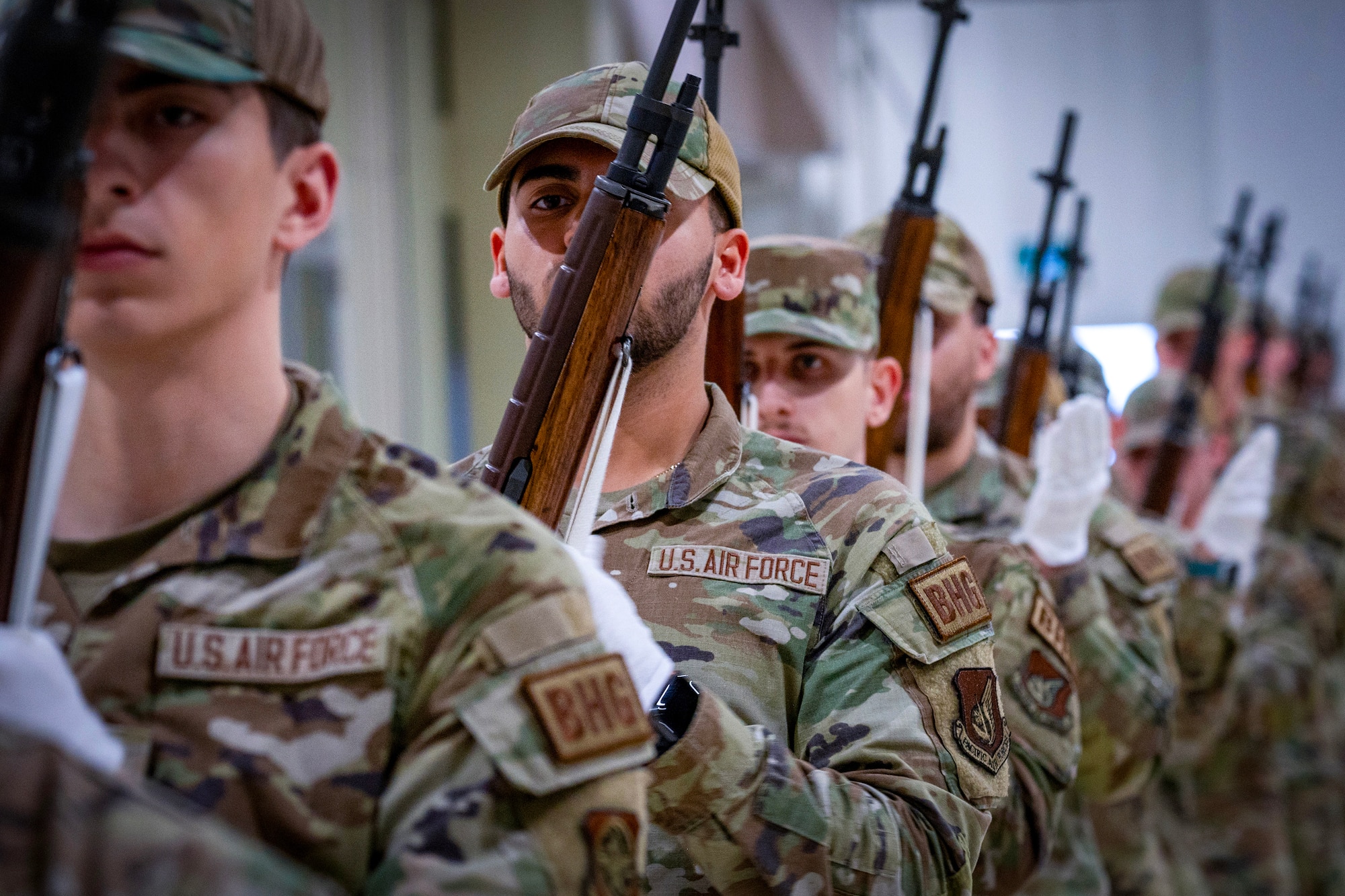 Yokota and Misawa honor guardsmen complete USAF Honor Guard basic course