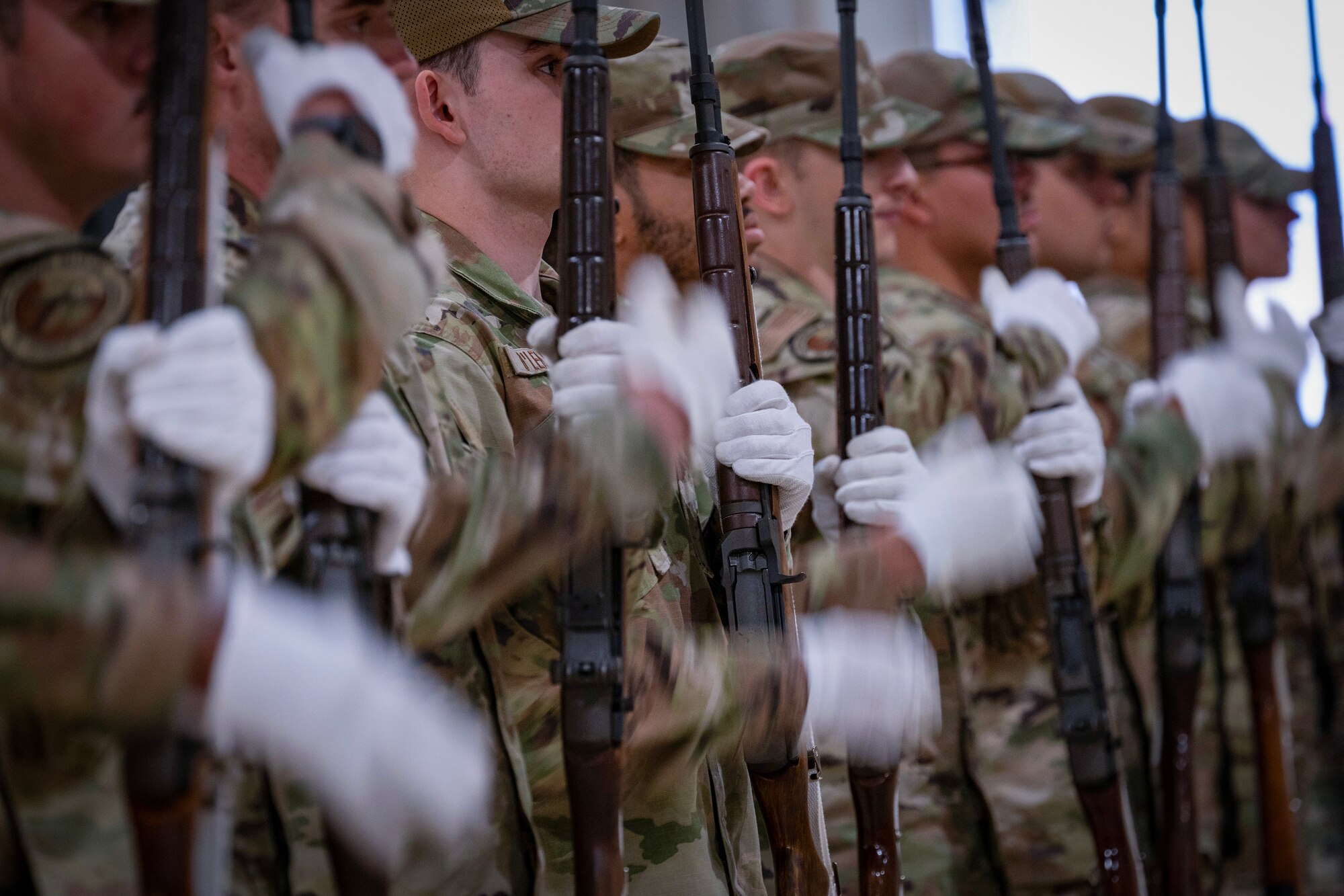 Yokota and Misawa honor guardsmen complete USAF Honor Guard basic course