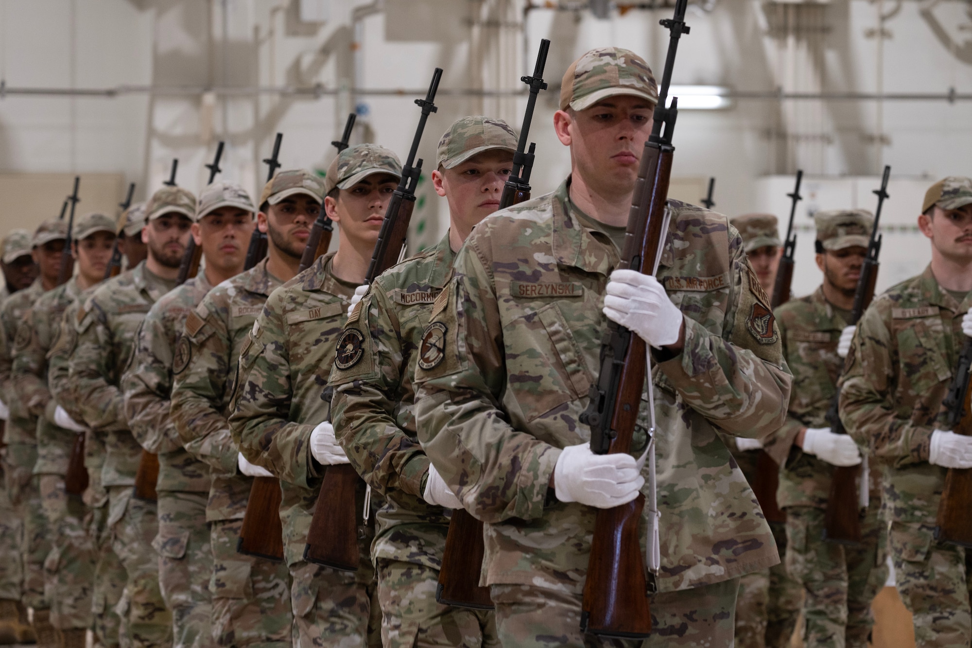 Yokota and Misawa honor guardsmen complete USAF Honor Guard basic course