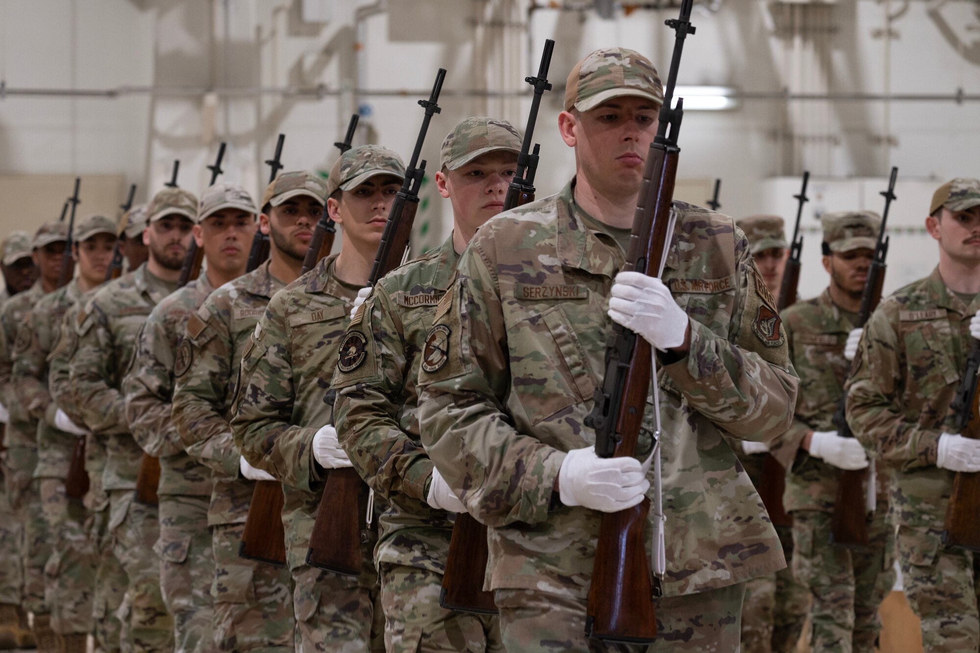 Yokota and Misawa honor guardsmen complete USAF Honor Guard basic course