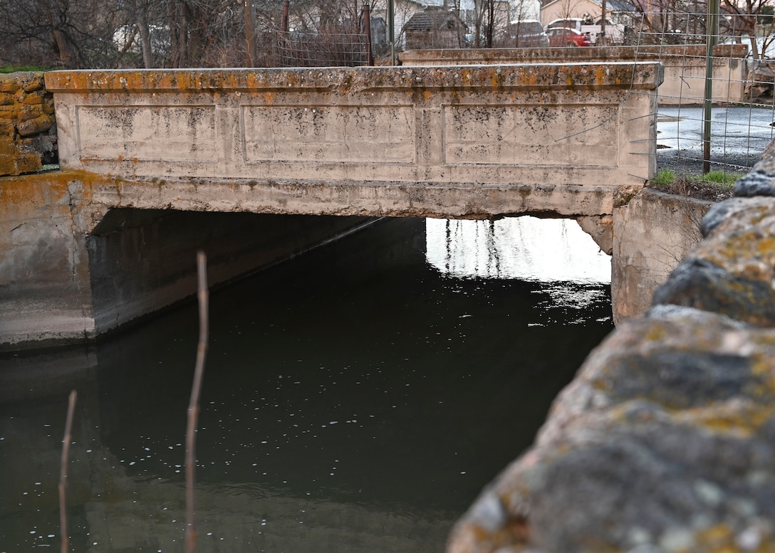 bridge over river channel