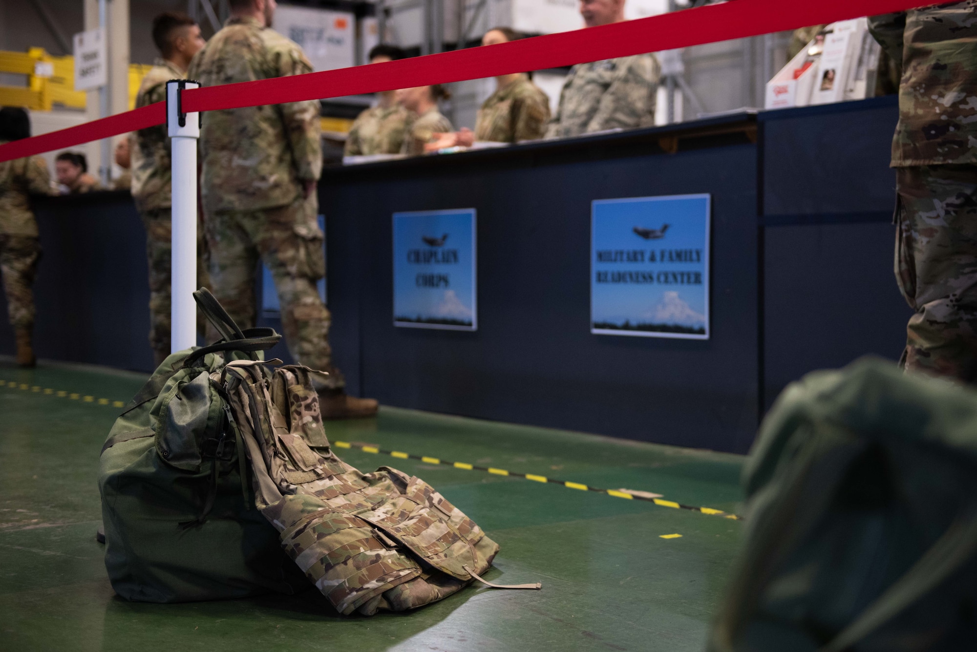 Over 150 Team McChord Airmen said farewell to friends and family before deploying as Lead Wing in support of Expeditionary Air Base 24.2 at Joint Base Lewis-McChord, Washington, March 30, 2024.