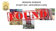 Found: missing Soldier Staff. Sgt. Jonathan Lane