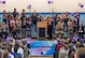 North Dakota Lt. Gov. Tammy Miller speaks during a proclamation presentation for the Month of the Military Child at Memorial Middle School, Minot Air Force Base, North Dakota, April 4, 2024. Miller praised the strength, resilience and adaptability displayed by military children in navigating the unique challenges they experience growing up in a military family. (U.S. Air Force photo by Airman 1st Class Kyle Wilson)