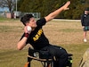 Capt. Nate Degen in shotput competition at the 2024 Army Trials