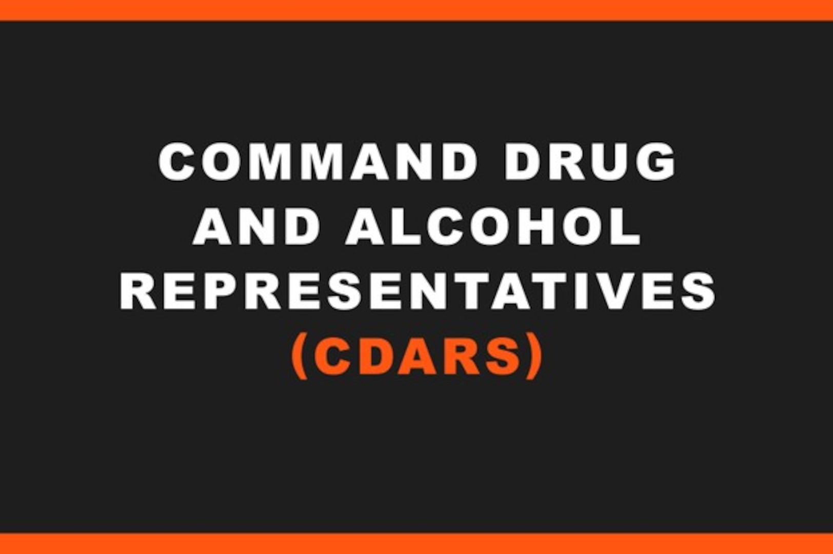 As the “backbone” of our prevention efforts, CDARs conduct yearly prevention training, provide administrative support for screening, assessment, and referral to care.