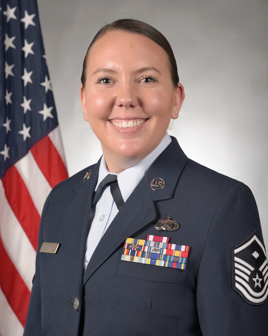 Master Sgt. Andrea Rhode, the Wisconsin Air National Guard 2023 First Sergeant of the Year