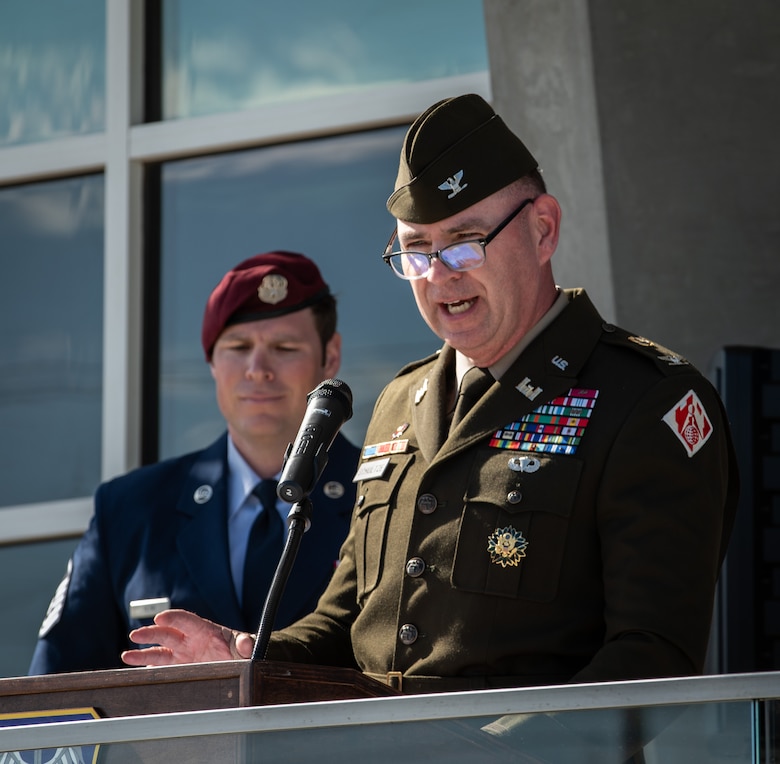 U.S. Army Col. James Schultze, deputy commander at U.S. Army Corps of Engineers’ Southwestern Division