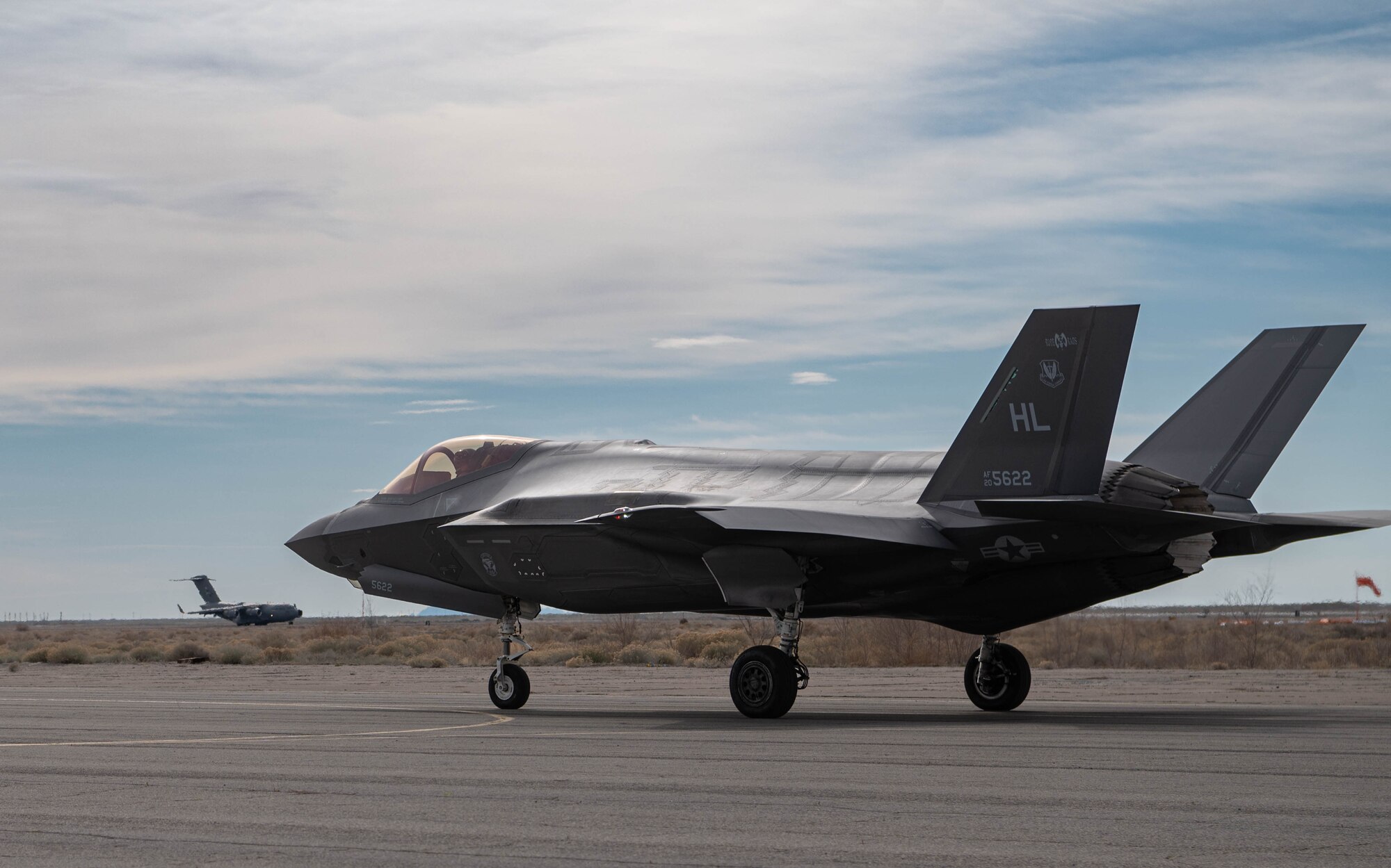 A photo of Airmen and aircraft participating in an agile combat employment exercise