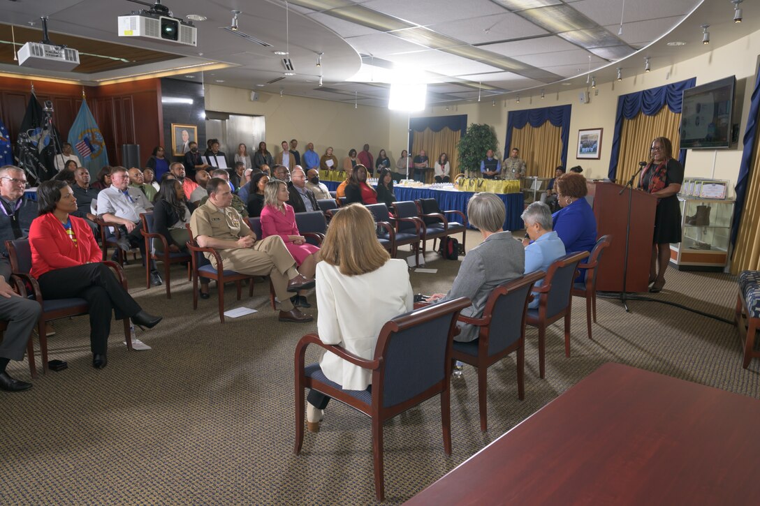 a view of the audience