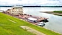The M/V Mississippi docked at Beale Street Landing, Memphis, Tennessee, for the second of four public hearings as part of the 2022 MRC low water inspection trip. (USACE Photo by Public Affairs Specialist Jessica Haas)