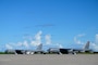 B-52 Stratofortresses assigned to the 2nd Bomb Wing at Barksdale Air Force Base, Louisiana, are prepped to return home from a Bomber Task Force deployment at Navy Support Facility, Diego Garcia, April 3, 2024.