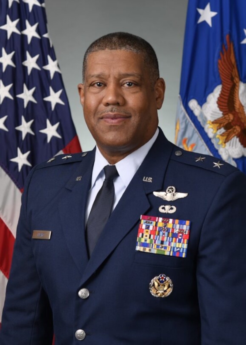 This is the official portrait of Maj. Gen. Robert M. Blake