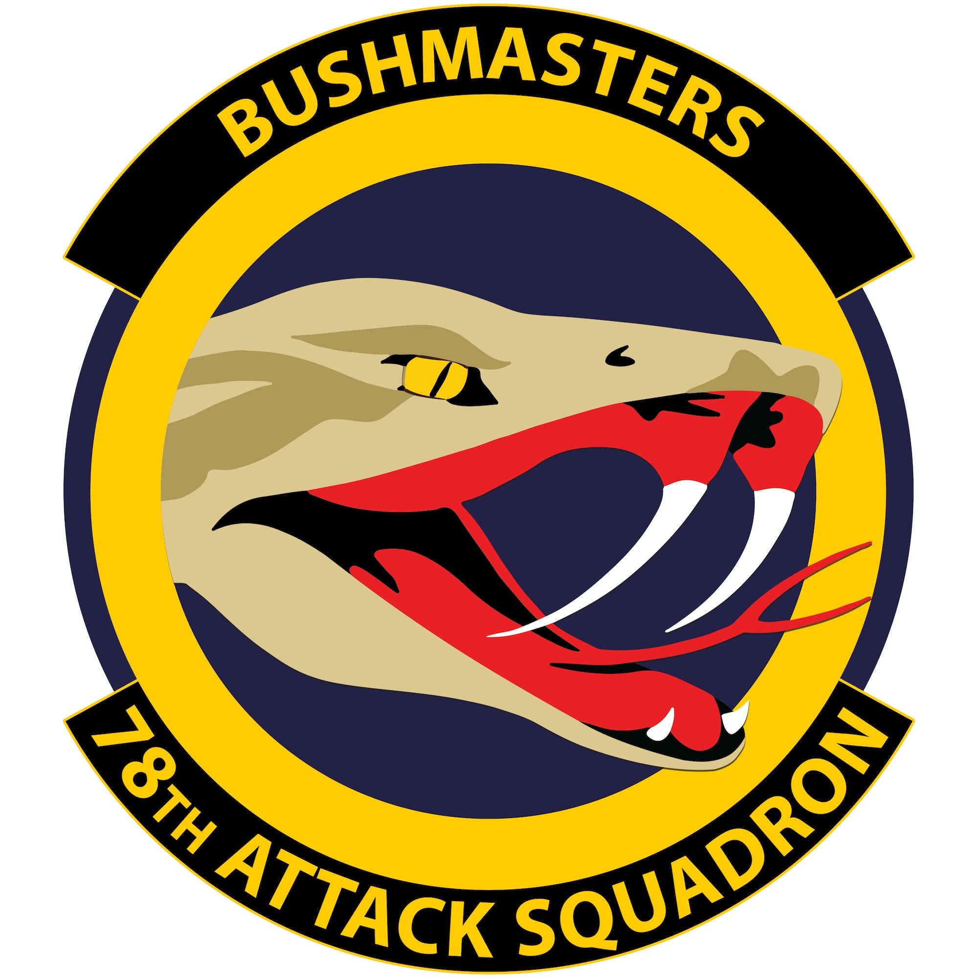 The official emblem of the 78th Attack Squadron
