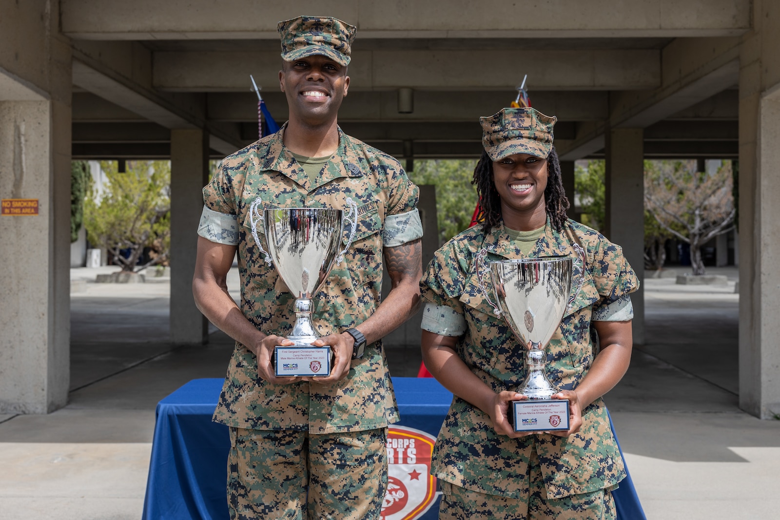 2024 Camp Pendleton Male and Female Marine Athlete of the Year