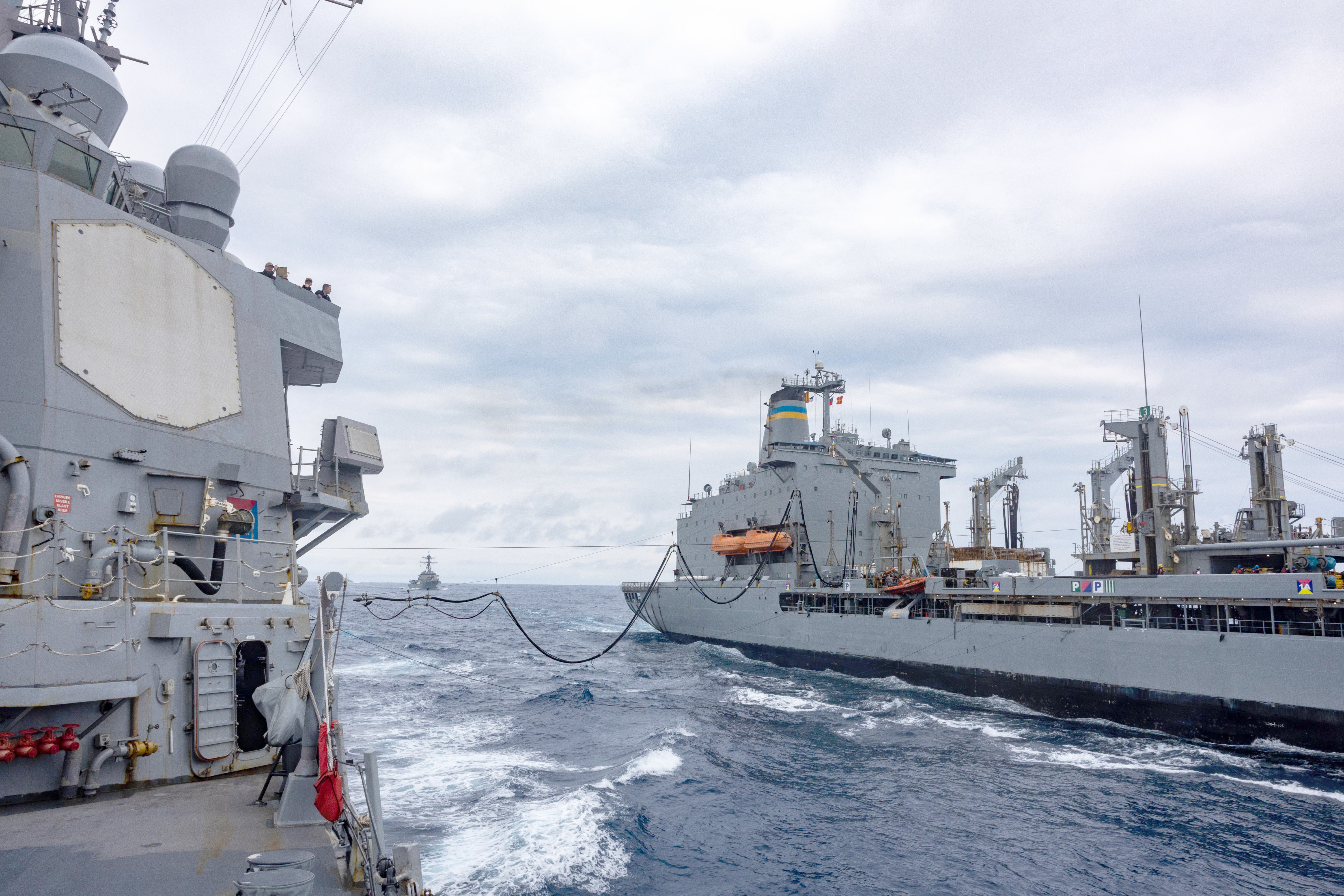 USS Higgins (DDG 76) underway operations.