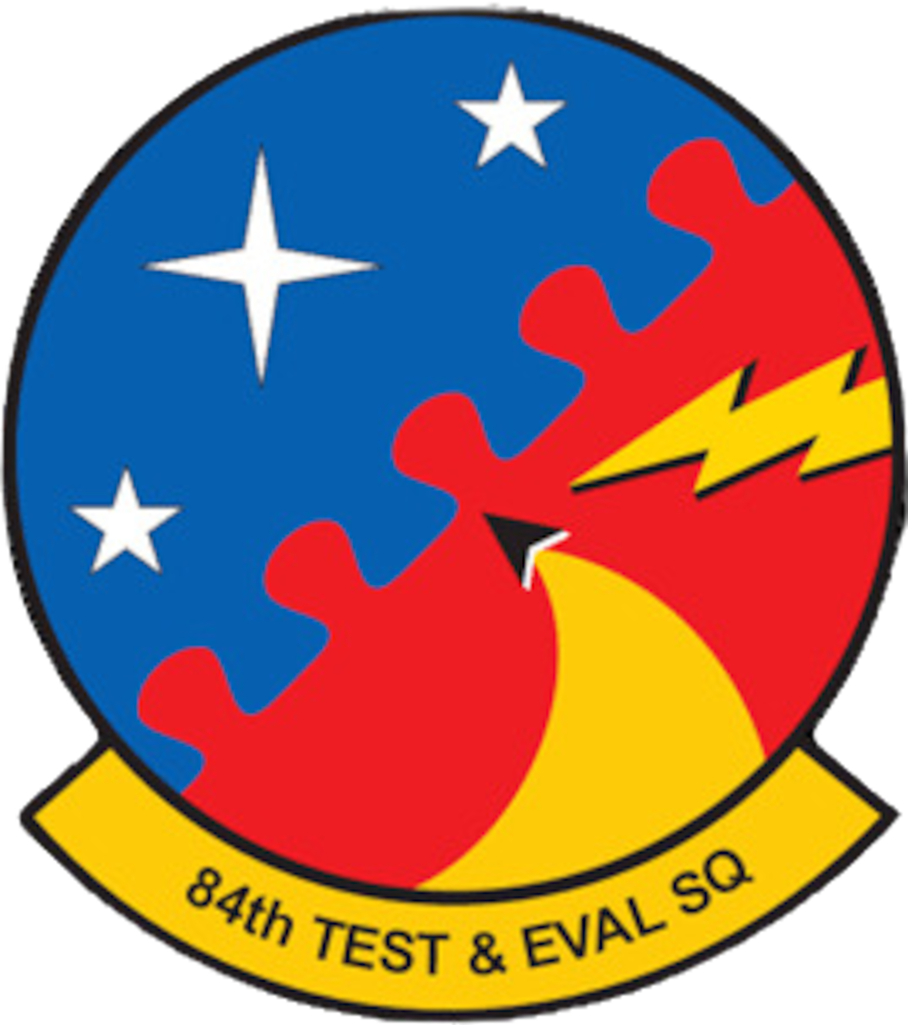 The official emblem of the 84th Test and Evaluation Squadron