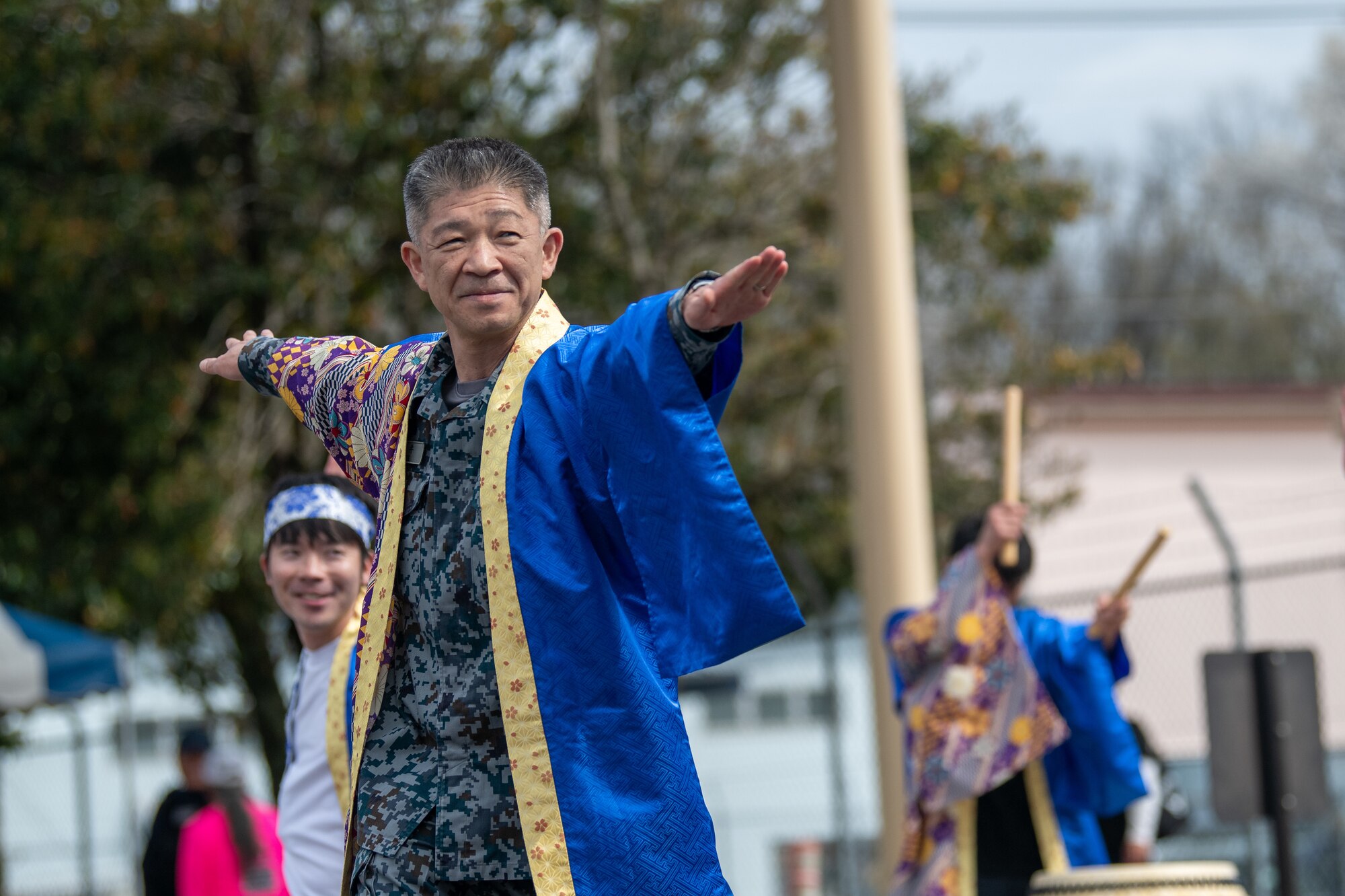 Japanese and Yokota Air Base community members gather for a spring festival.