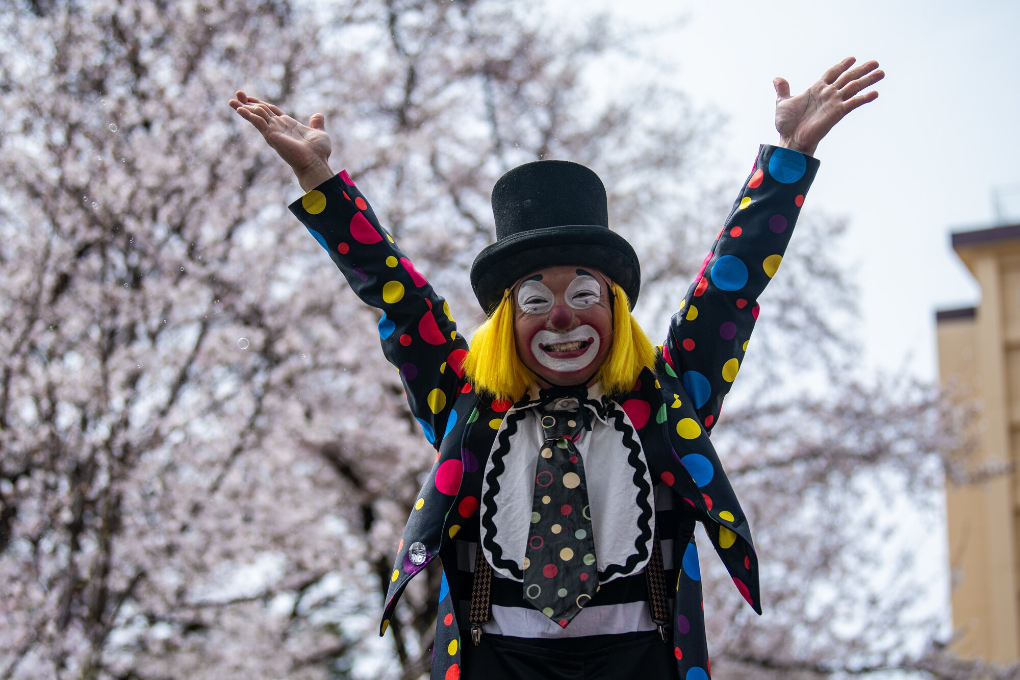 Japanese and Yokota Air Base community members gather for a spring festival.