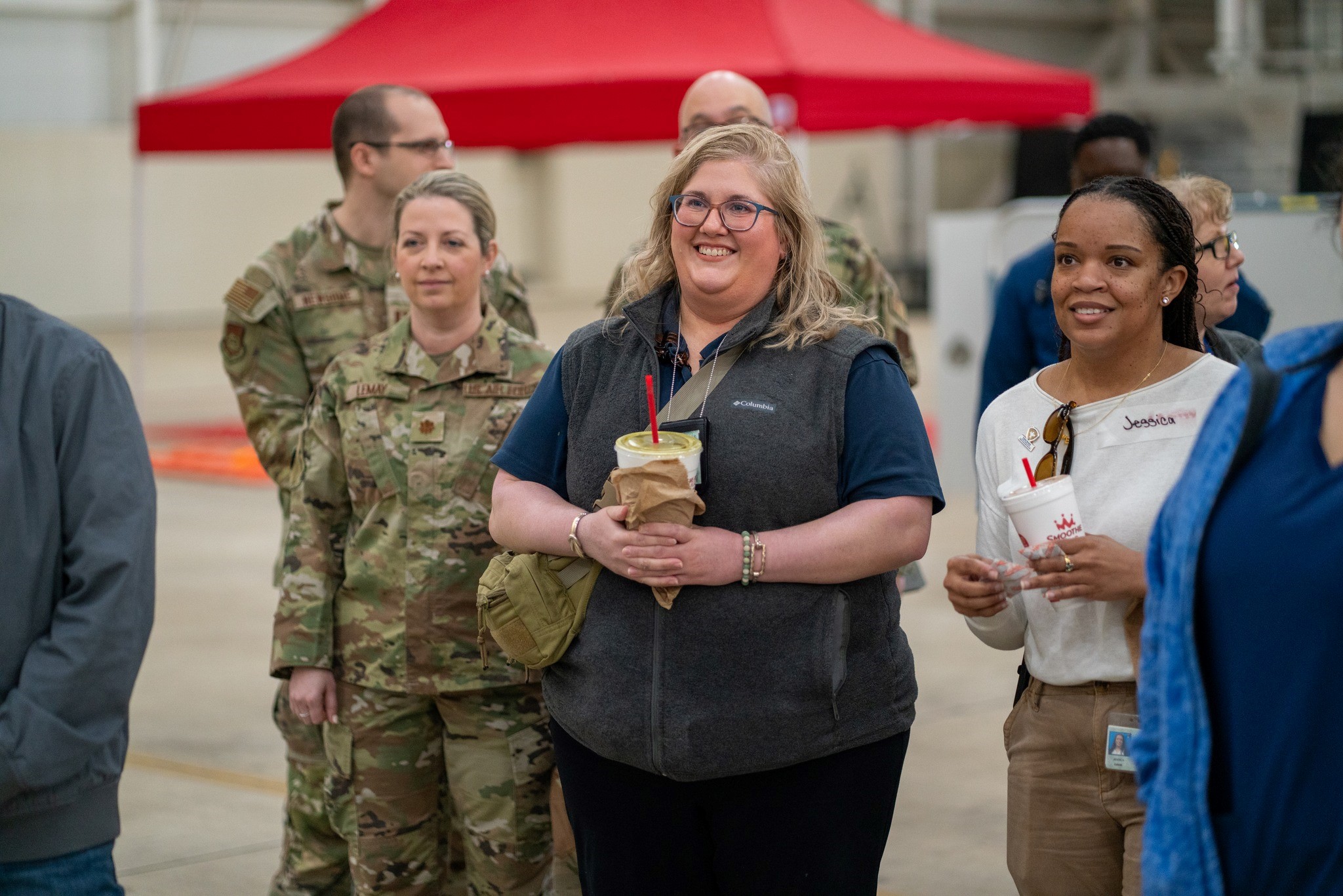 Airmen from the 164th Airlift Wing and 12 other agencies participate in the Patriot South exercise at the Memphis Air National Guard Base in Memphis, Tenn. February 22, 2024. This joint exercise simulates bringing patients to Memphis for emergency services to triage and offer them care. 
