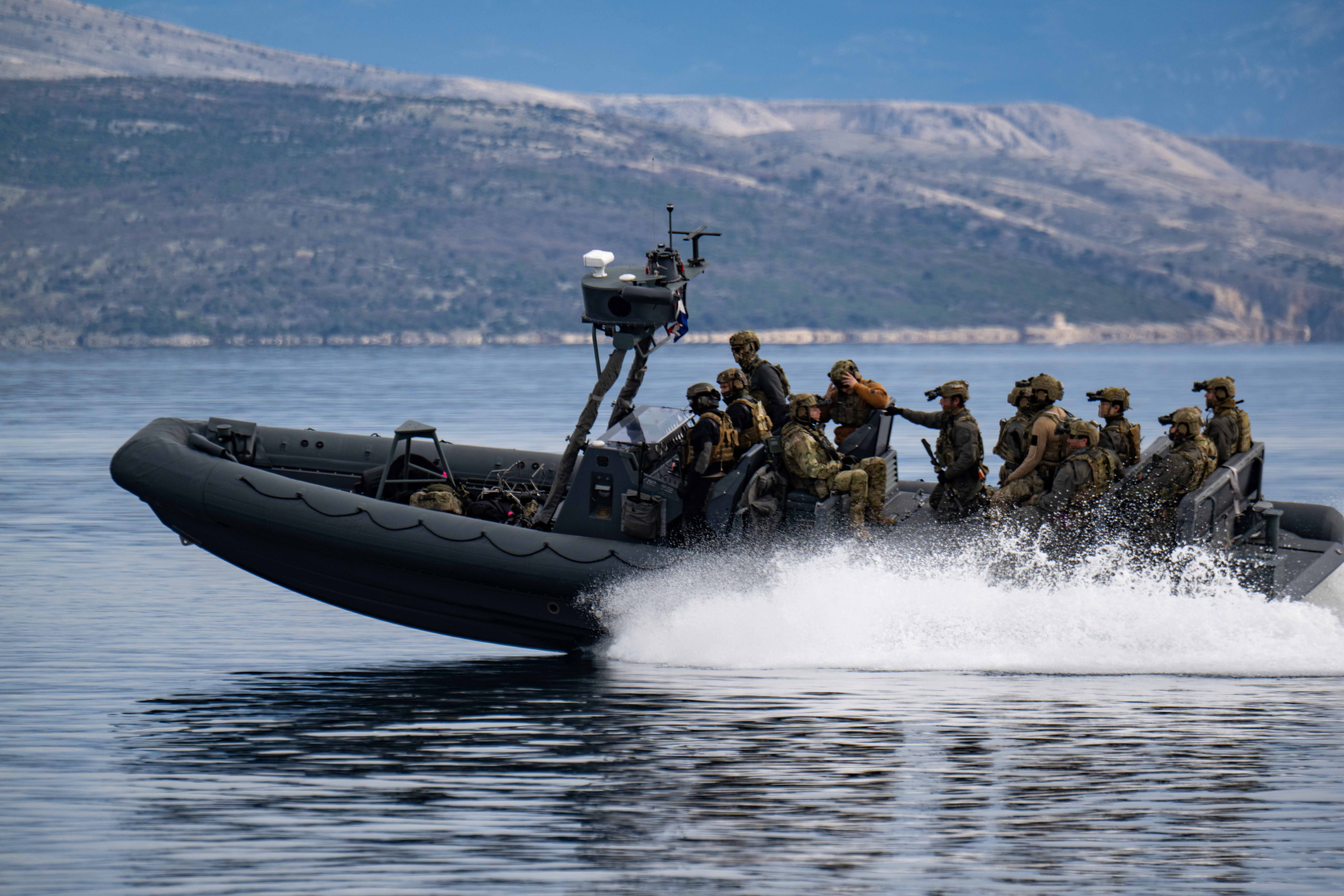 SEALs with Croatian SOF