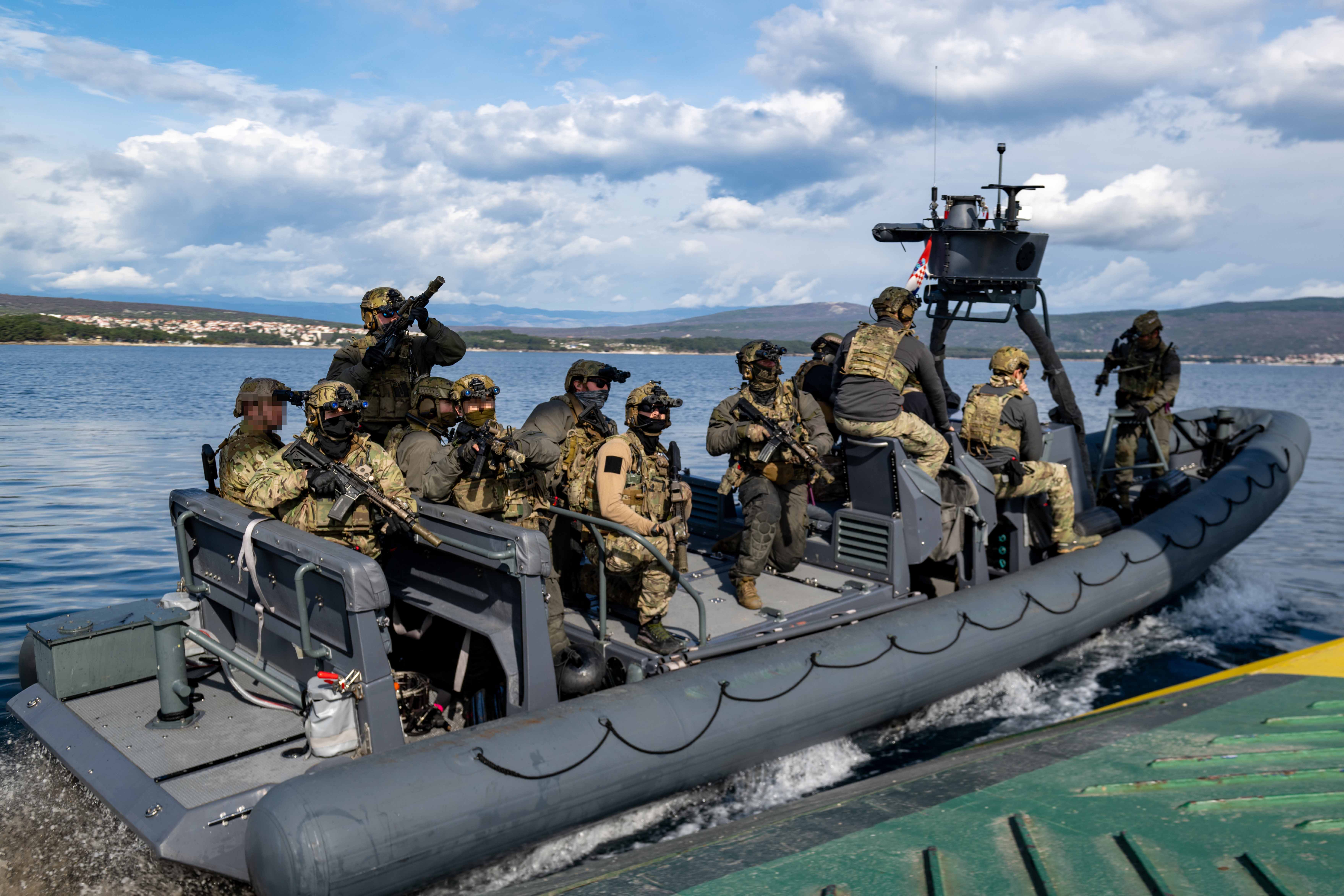 SEALs with Croatian SOF