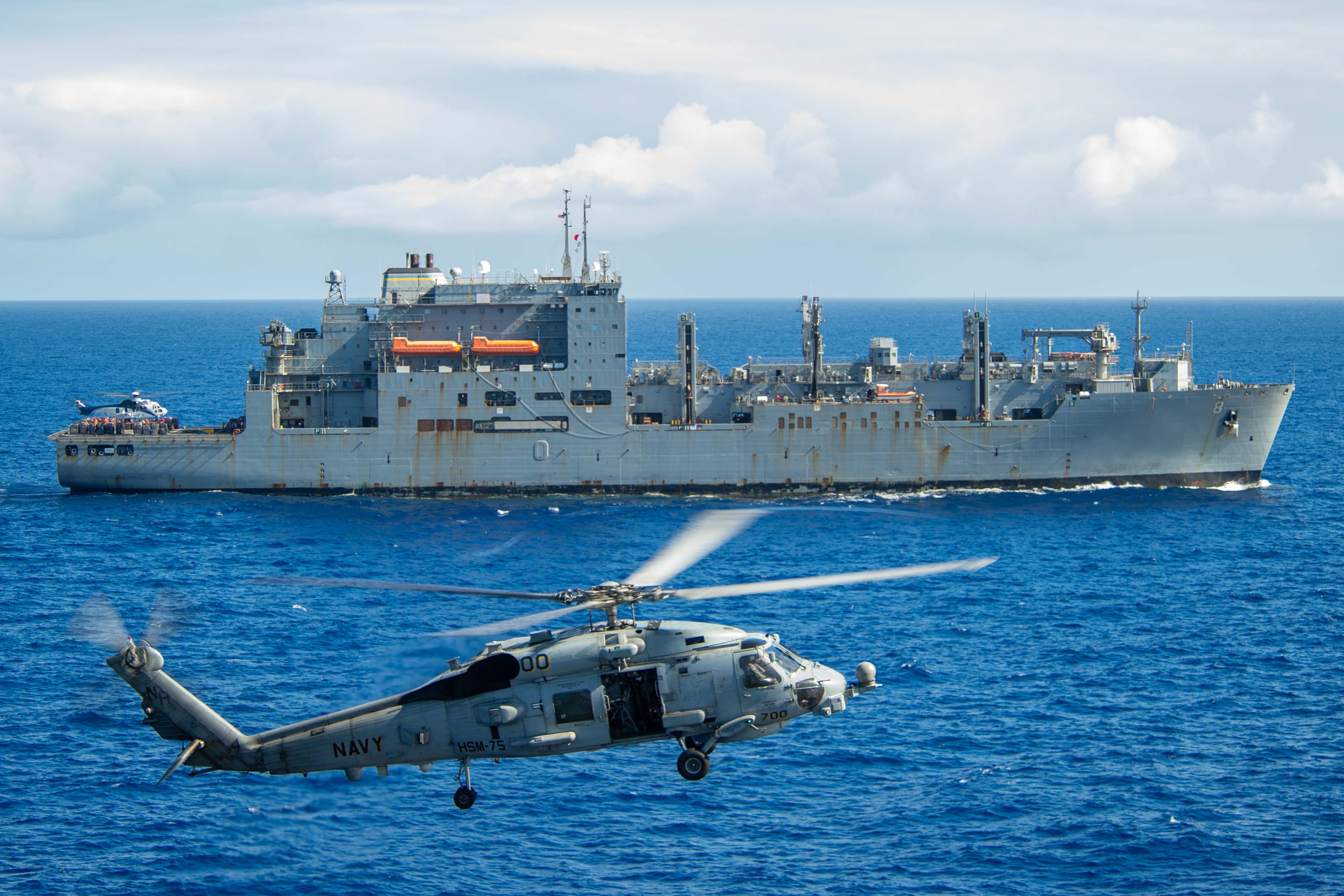 USS Theodore Roosevelt (CVN 71) transits the Philippine Sea.