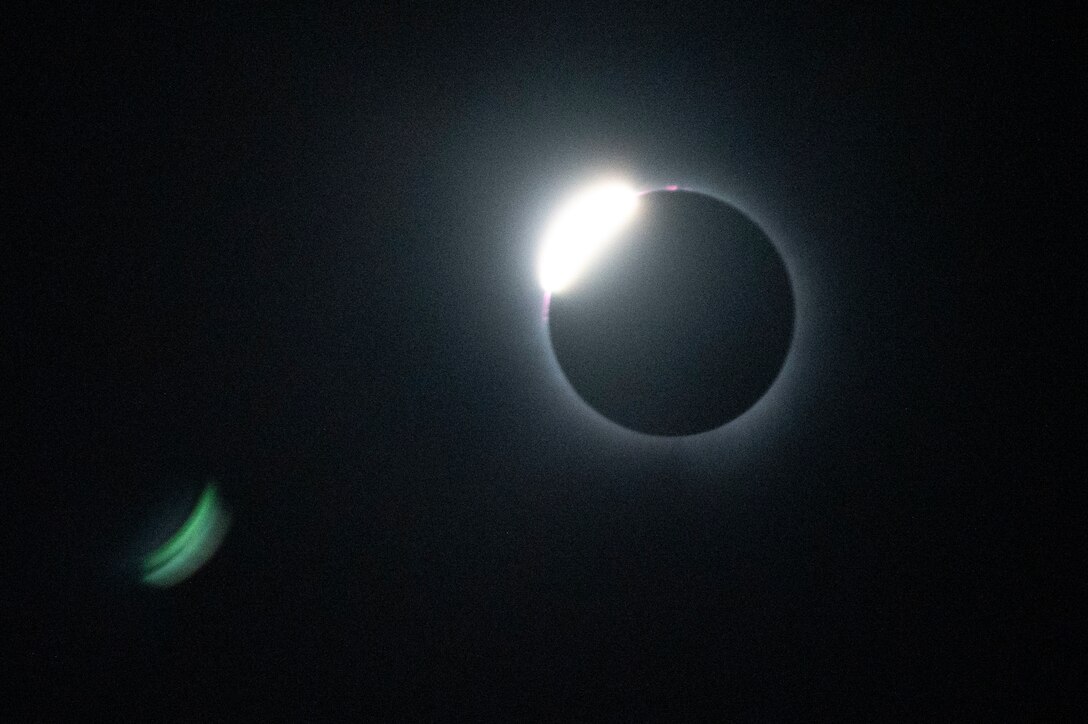 Image of "Diamond Ring" during the 2024 solar eclipse