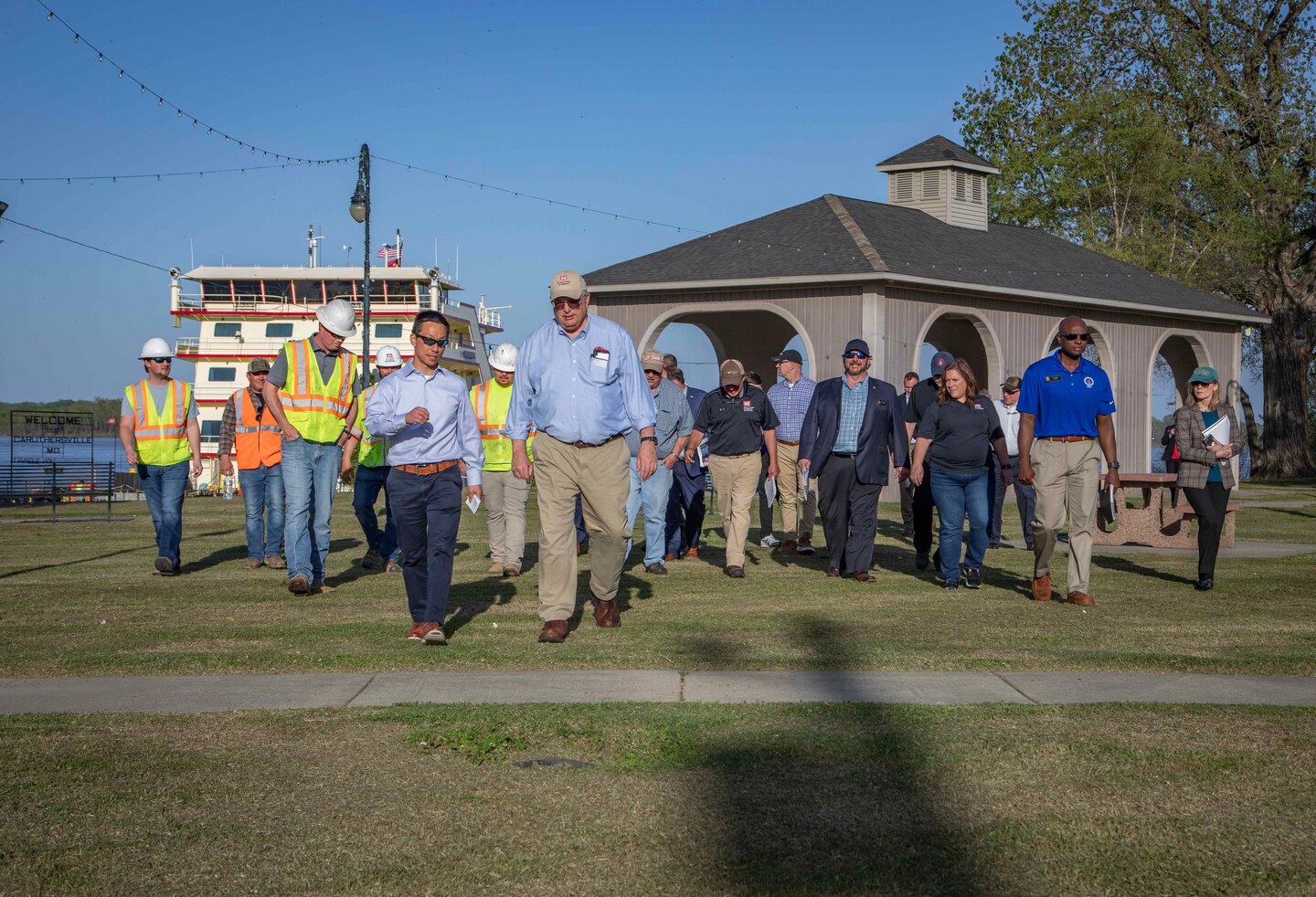 The Mississippi River Commission will conduct its annual high-water inspection trip on the Mississippi River, April 8-12, 2024. The commission has scheduled four public meetings aboard the Motor Vessel Mississippi in selected towns along the river.

Members of the commission will meet with local partners, stakeholders, and residents. During the scheduled time for the public to provide testimony, commission members will hear  comments and concerns, as well as any and all ideas and suggestions presented at that time. 

The Commission and the Corps value the opportunity to hear issues and concerns firsthand through the public hearing process. Interaction with congressional, federal, and state interests, local boards, non-government organizations, and the public is crucial to the decision-making process for the nation's water resources.

The Mississippi River Commission brings critical engineering representation to the drainage basin, which impacts 41% of the United States and includes 1.25 million square miles, over 250 tributaries, 31 states, and two Canadian provinces.