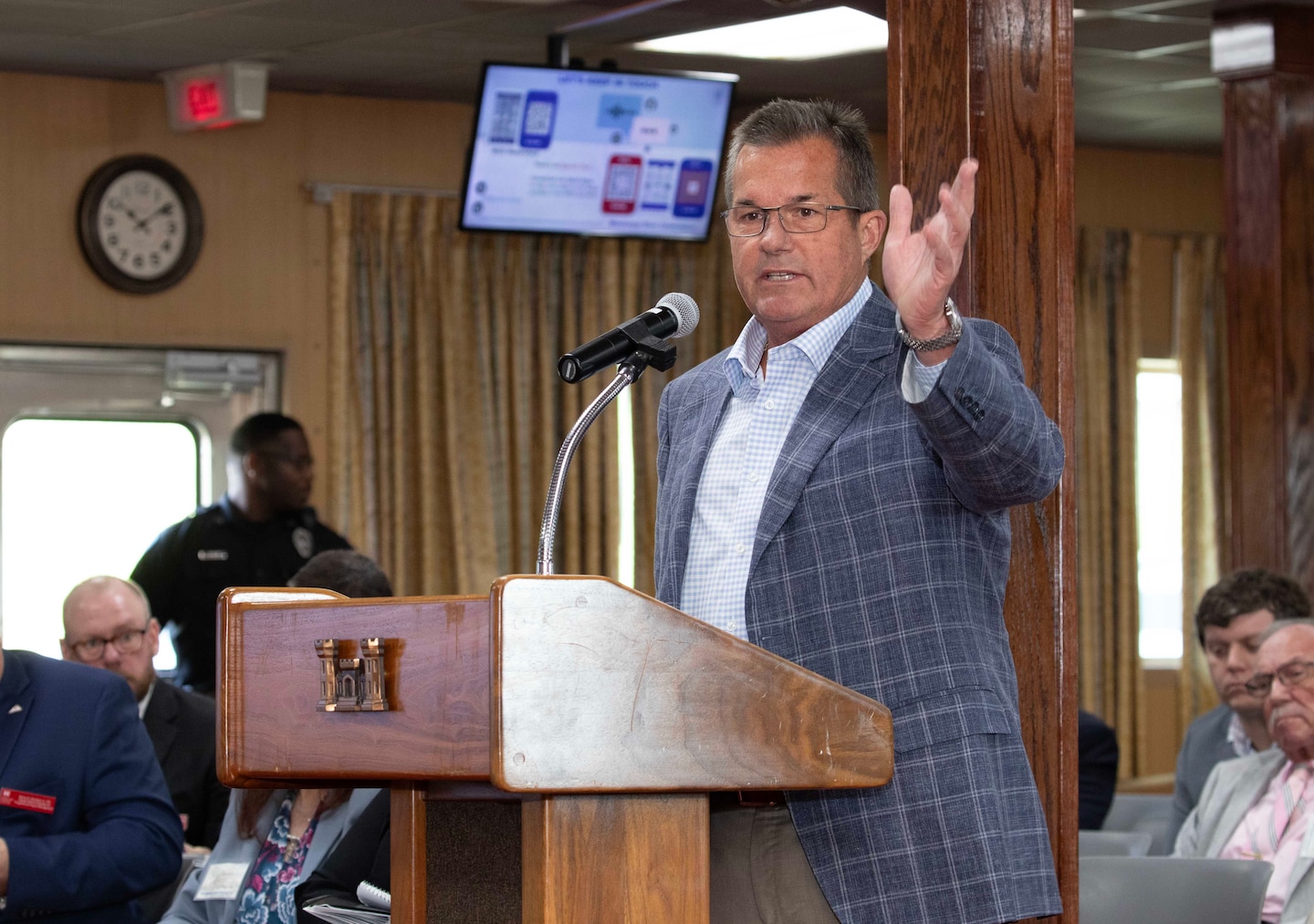 The Mississippi River Commission will conduct its annual high-water inspection trip on the Mississippi River, April 8-12, 2024. The commission has scheduled four public meetings aboard the Motor Vessel Mississippi in selected towns along the river.

Members of the commission will meet with local partners, stakeholders, and residents. During the scheduled time for the public to provide testimony, commission members will hear  comments and concerns, as well as any and all ideas and suggestions presented at that time. 

The Commission and the Corps value the opportunity to hear issues and concerns firsthand through the public hearing process. Interaction with congressional, federal, and state interests, local boards, non-government organizations, and the public is crucial to the decision-making process for the nation's water resources.

The Mississippi River Commission brings critical engineering representation to the drainage basin, which impacts 41% of the United States and includes 1.25 million square miles, over 250 tributaries, 31 states, and two Canadian provinces.