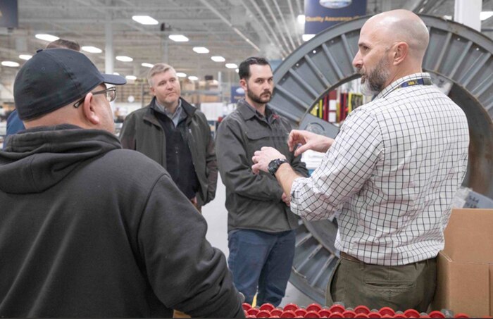 Portsmouth Naval Shipyard employees visit NUWC Division Newport for tours, briefings