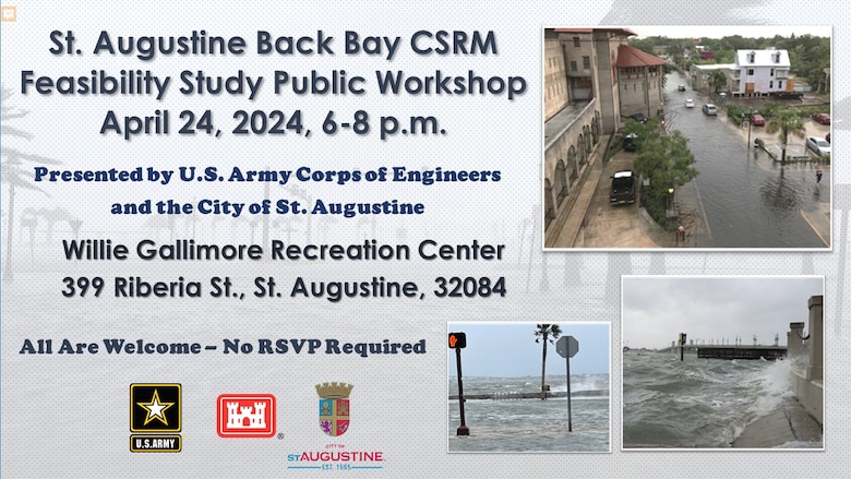St Augustine Back Bay Study workshop flyer, April 2024