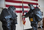 Virginia National Guard Soldiers and Airman assigned to the Fort Barfoot-based 34th Civil Support Team, along with Virginia State Police Bureau of Criminal Investigation bomb technicians, conduct a training exercise March 19, 2024, at the Blackstone Readiness Center in Blackstone, Virginia. During the joint exercise, CST and VSP elements worked to identify possible explosives hazards while maintaining crime scene integrity. The group also conducted a simulated “man down” situation. The 34th CST supports first responders during potential hazardous materials incidents involving possible chemical, biological, radiological, nuclear and explosive threats and can identify unknown substances, assess current and projected consequences, advise an incident commander on response measures and assist with requests for additional state support. Read more about the CST at https://ngpa.us/23991.