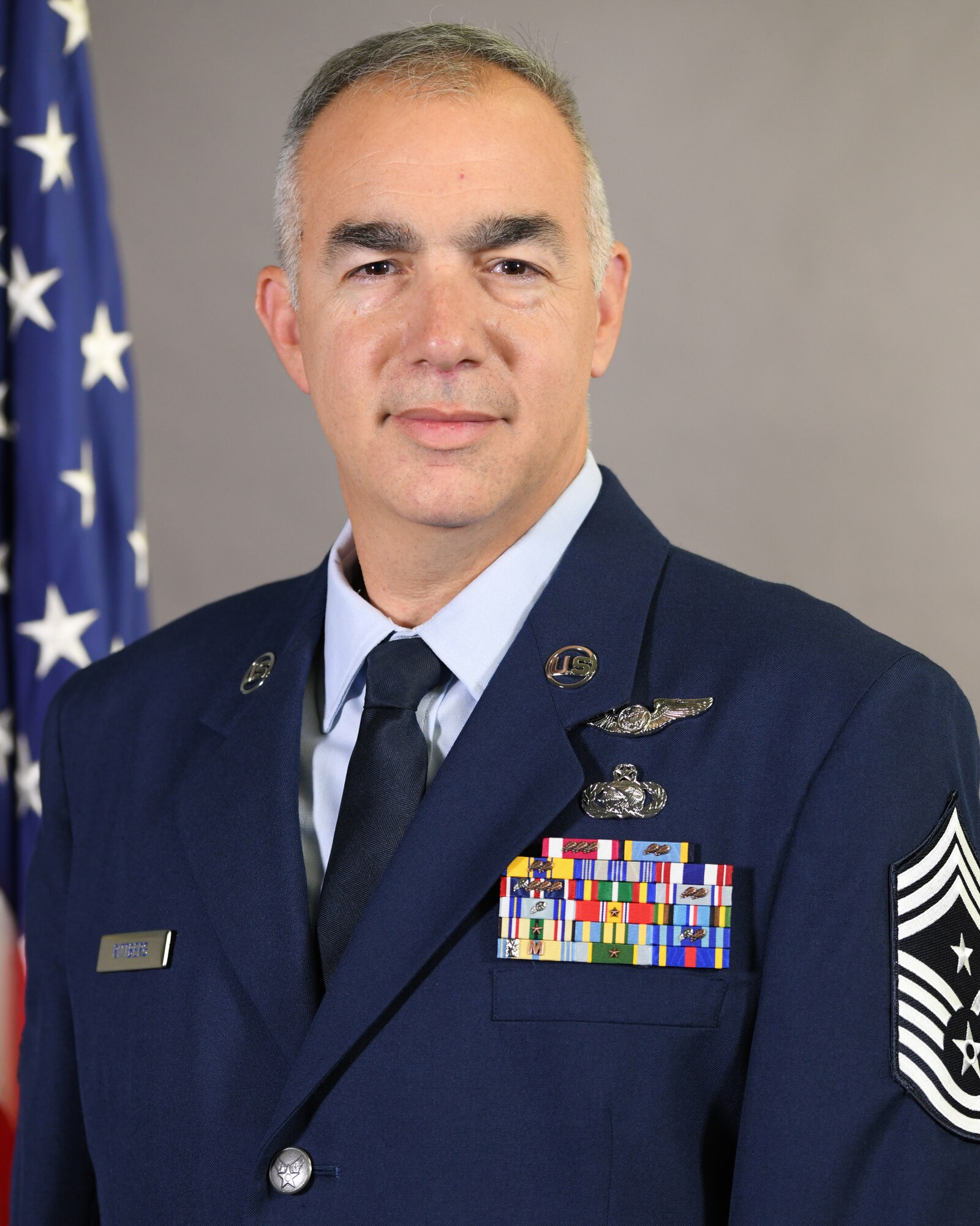 U.S. Air Force Command Chief Master Sgt. Edward Rittberg, Command Chief of the 106th Rescue Wing, poses for official photo at F.S. Gabreski Air National Guard Base, Westhampton Beach, New York, January 2024. Chief Rittberg was appointed to the Air National Guard’s Field Advisory Council, where his role is to represent the concerns of the Air National Guard’s 91,000 enlisted Airmen spread across 54 states and territories. (U.S. Air National Guard photo by Capt. Cheran A. Campbell)