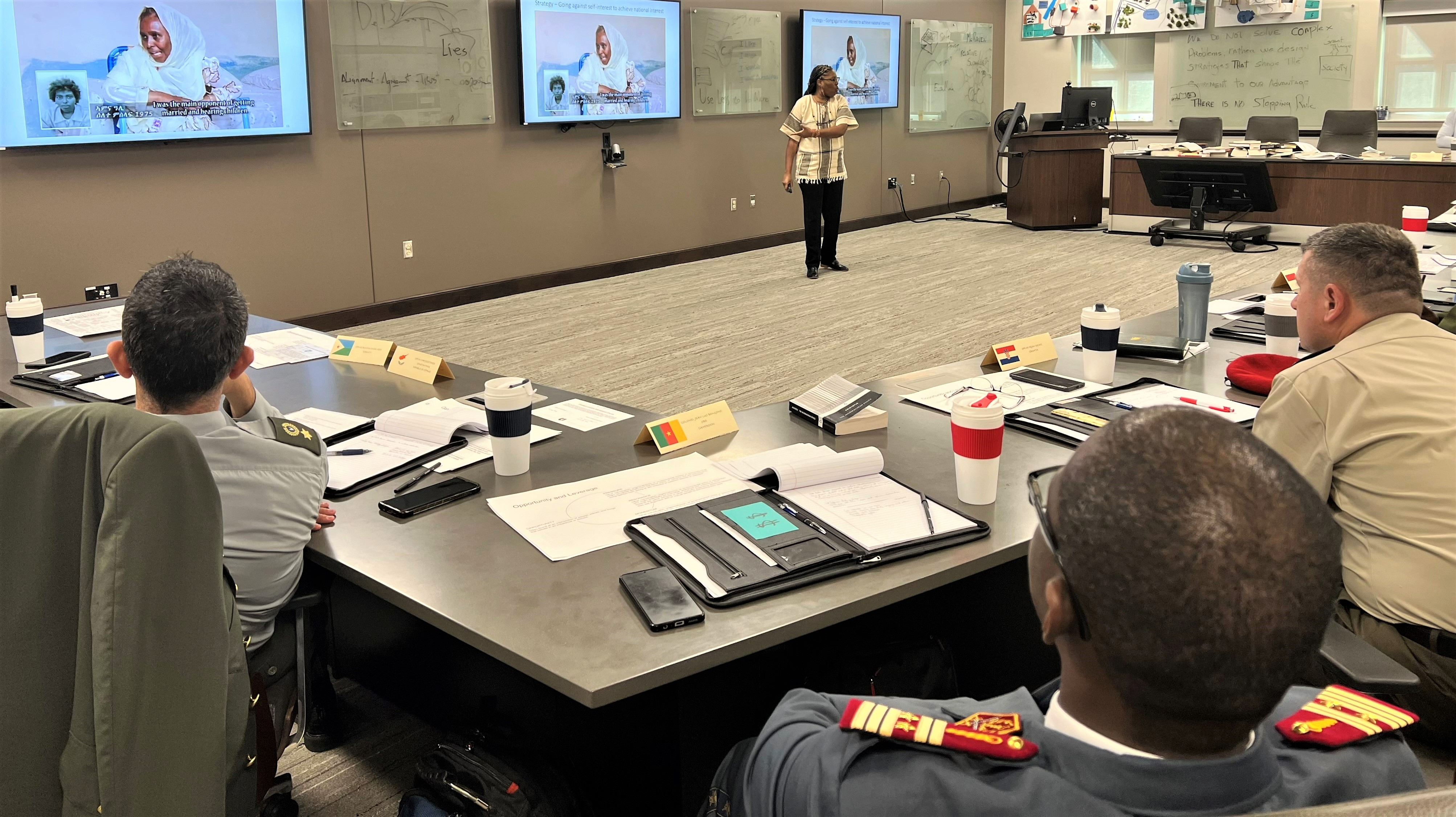 NAVSCIATTS Strategic Leaders Course supporting Women, Peace, and Security Principles