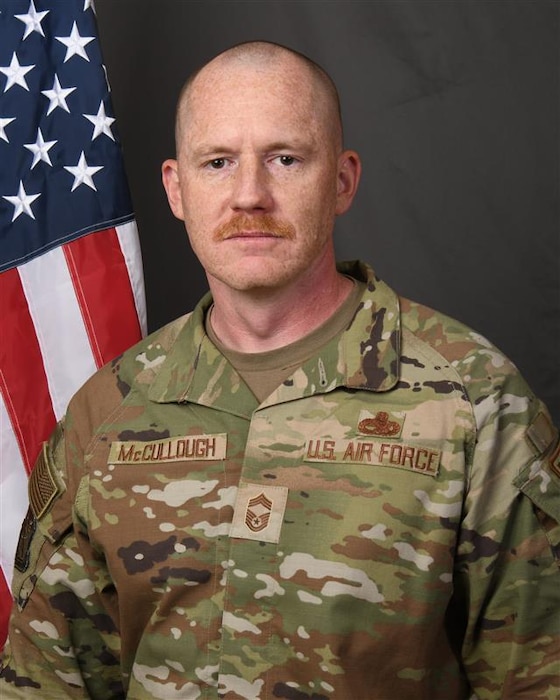 378th AEW Command Chief Master Sgt. official photo