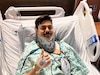 1st Lt. Matthew Hovey after cervical fusion surgery #3 at Walter Reed.