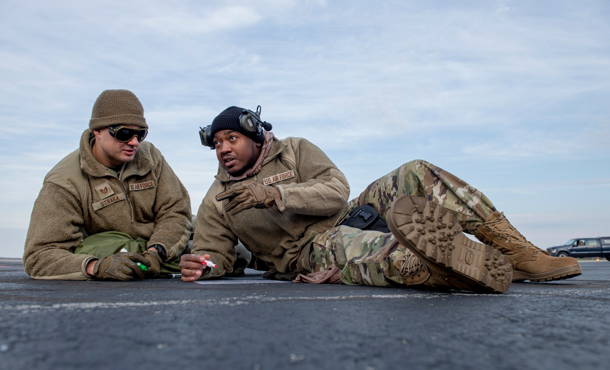 Airmen from the Ohio Air National Guard’s 180th Fighter Wing conducted an Agile Combat Employment exercise at the 122nd Fighter Wing, Indiana Air National Guard Base in Fort Wayne, Indiana, Nov. 6 and 7, 2023.