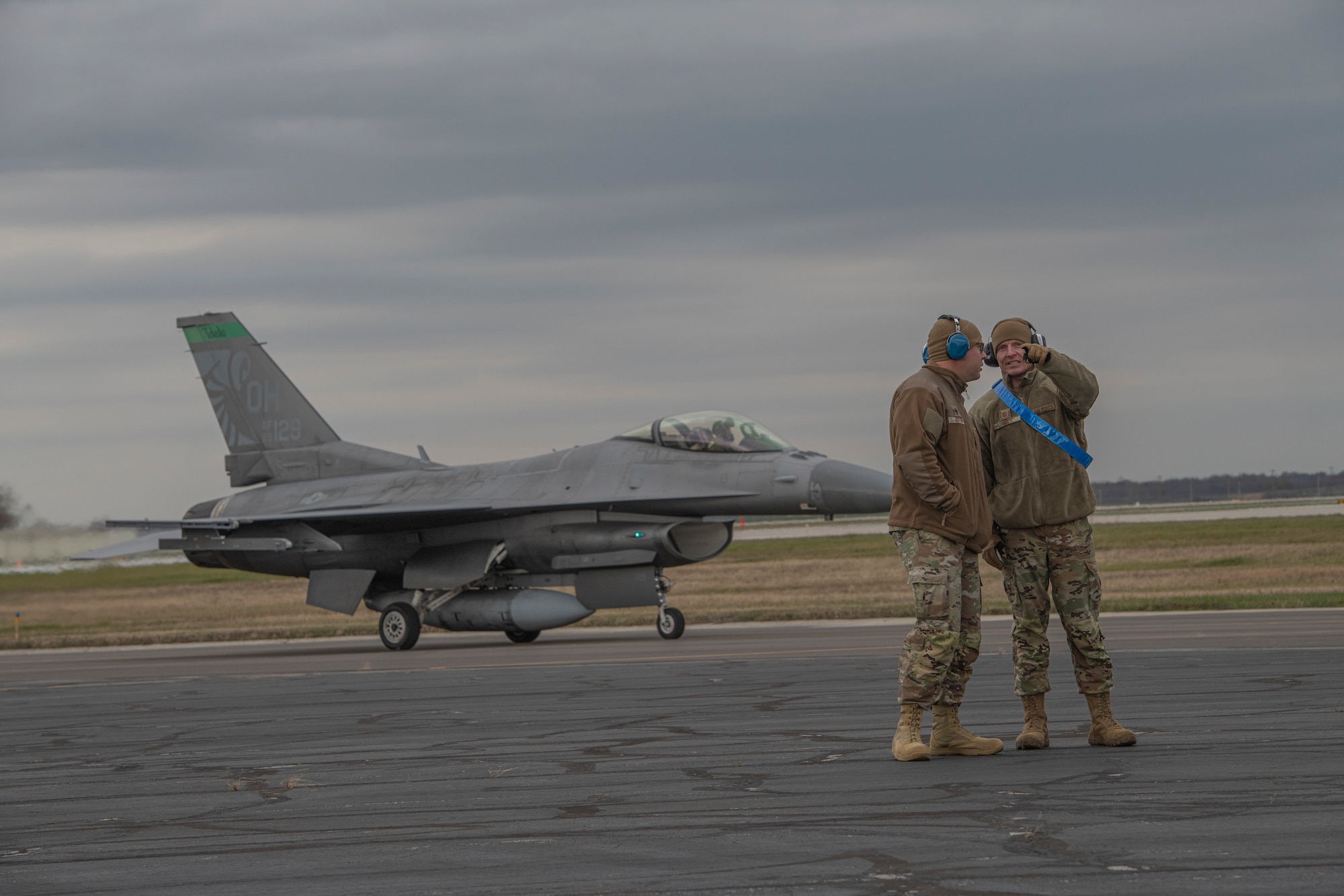 Airmen from the Ohio Air National Guard’s 180th Fighter Wing conducted an Agile Combat Employment exercise at the 122nd Fighter Wing, Indiana Air National Guard Base in Fort Wayne, Indiana, Nov. 6 and 7, 2023.