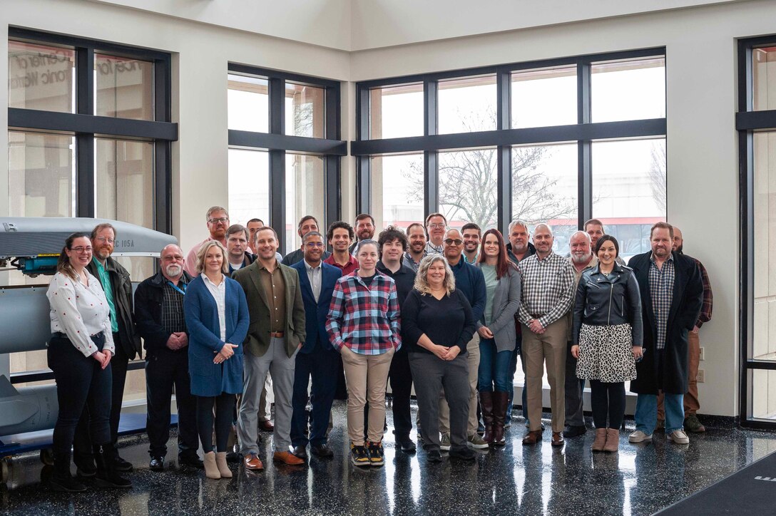 NSWC Crane) held a collaborative event to respond to urgent operational needs on January 23-25. The event, called TRON Queen’s Gambit 24, included in-person and virtual participants from more than a dozen organizations within the Naval Research and Development Establishment (NRDE). Attendents are photographed during the week of the event.
