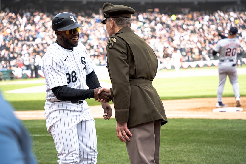 Unity beyond the diamond: Army participates at White Sox game opener