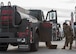 Airmen assigned to the 5th Logistics Readiness Squadron prepare for refueling operations during Prairie Vigilance 24-3 at Minot Air Force Base, North Dakota, April 8, 2024. Exercises like Prairie Vigilance enable crews to maintain a high state of readiness and proficiency, while validating the always-ready, global strike capability. (U.S. Air Force photo by Airman 1st Class Kyle Wilson)