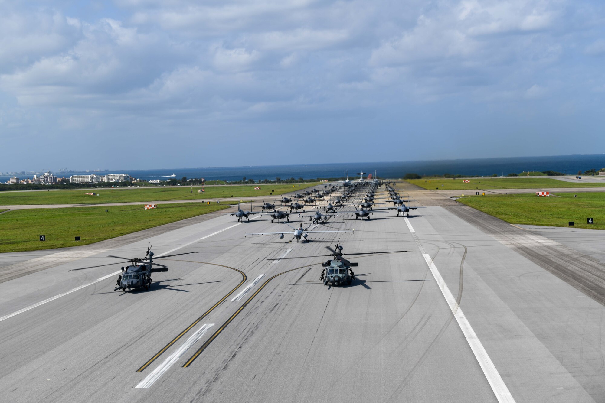 aircraft on a runway