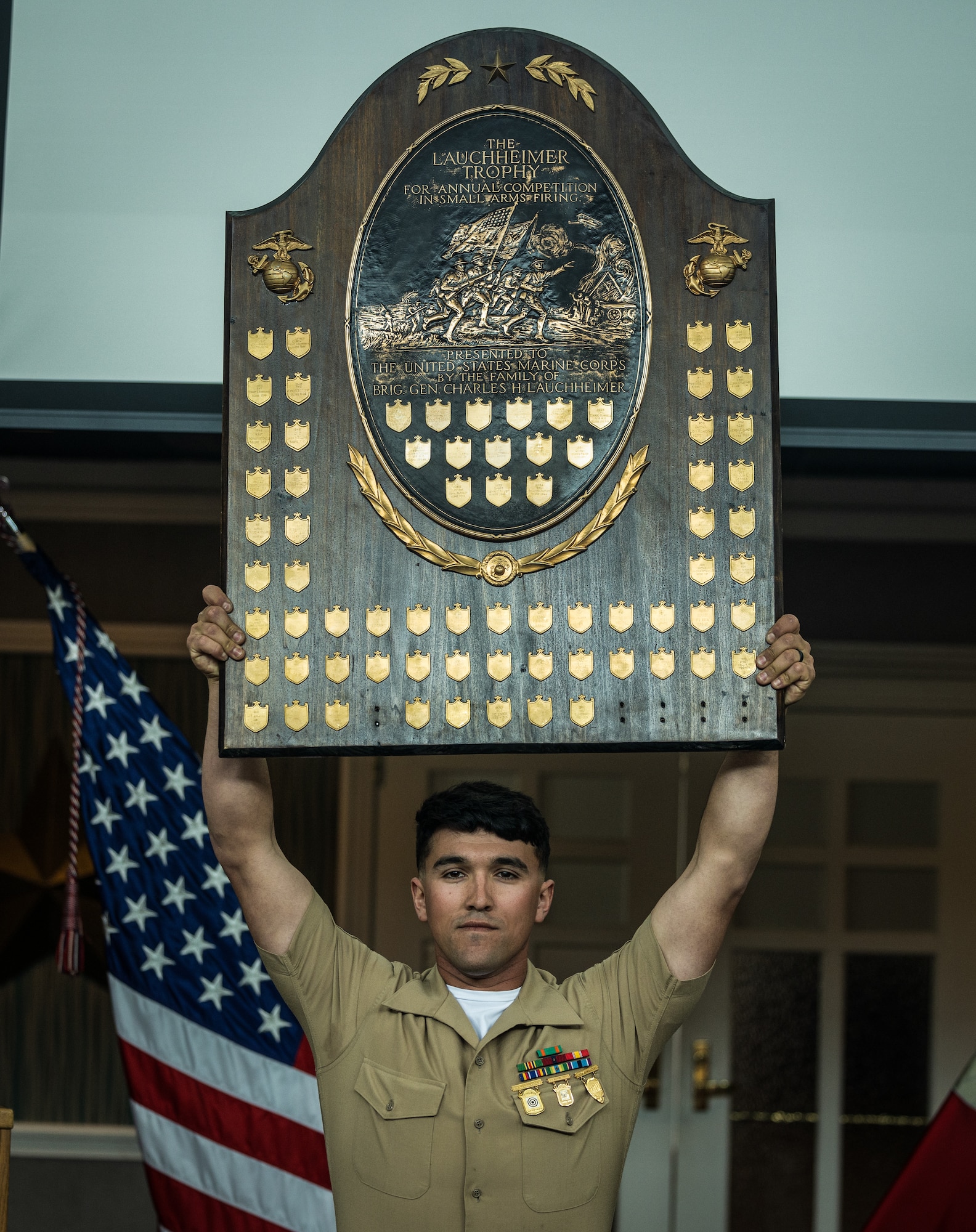 U.S. Marine Corps Master Sgt. Nick M. Capko, staff noncommissioned officer in charge of the Marine Corps Shooting Team with Weapons Training Battalion, talks about the Marine Corps Shooting Competition Championship Matches on the SAT-range, Marine Corps Base Quantico, Virginia, April 8, 2024. This championship is the culminating event where the top 10% of competitors from previous shooting competitions participate and contend to earn a spot on the Marine Corps Shooting Team. (U.S. Marine Corps video by Lance Cpl. Keahi J. Soomanstanton.)