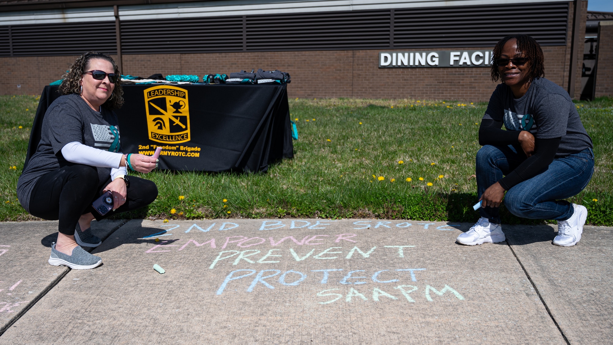 Events like chalk walks promote healthy connections, create supportive environments, and build protective factors while preventing future risk and normalizing help-seeking behaviors from appropriate agencies.