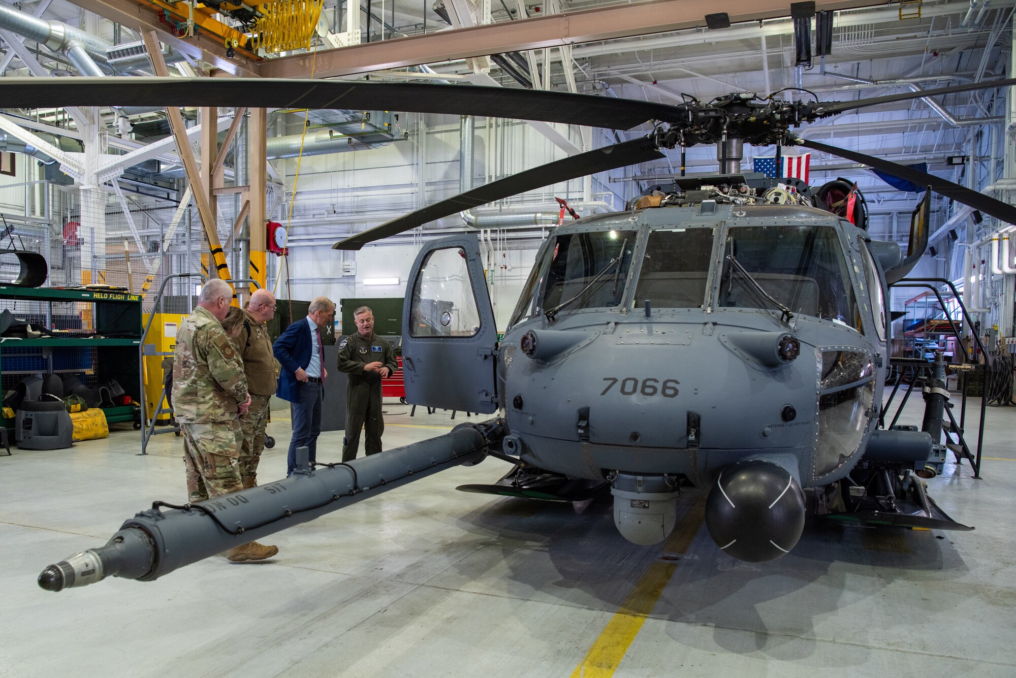Mr. Beshar visited multiple units and facilities across JBER and spoke with base leadership to better understand what it takes for the military to maintain operational readiness in Alaska and the Arctic.