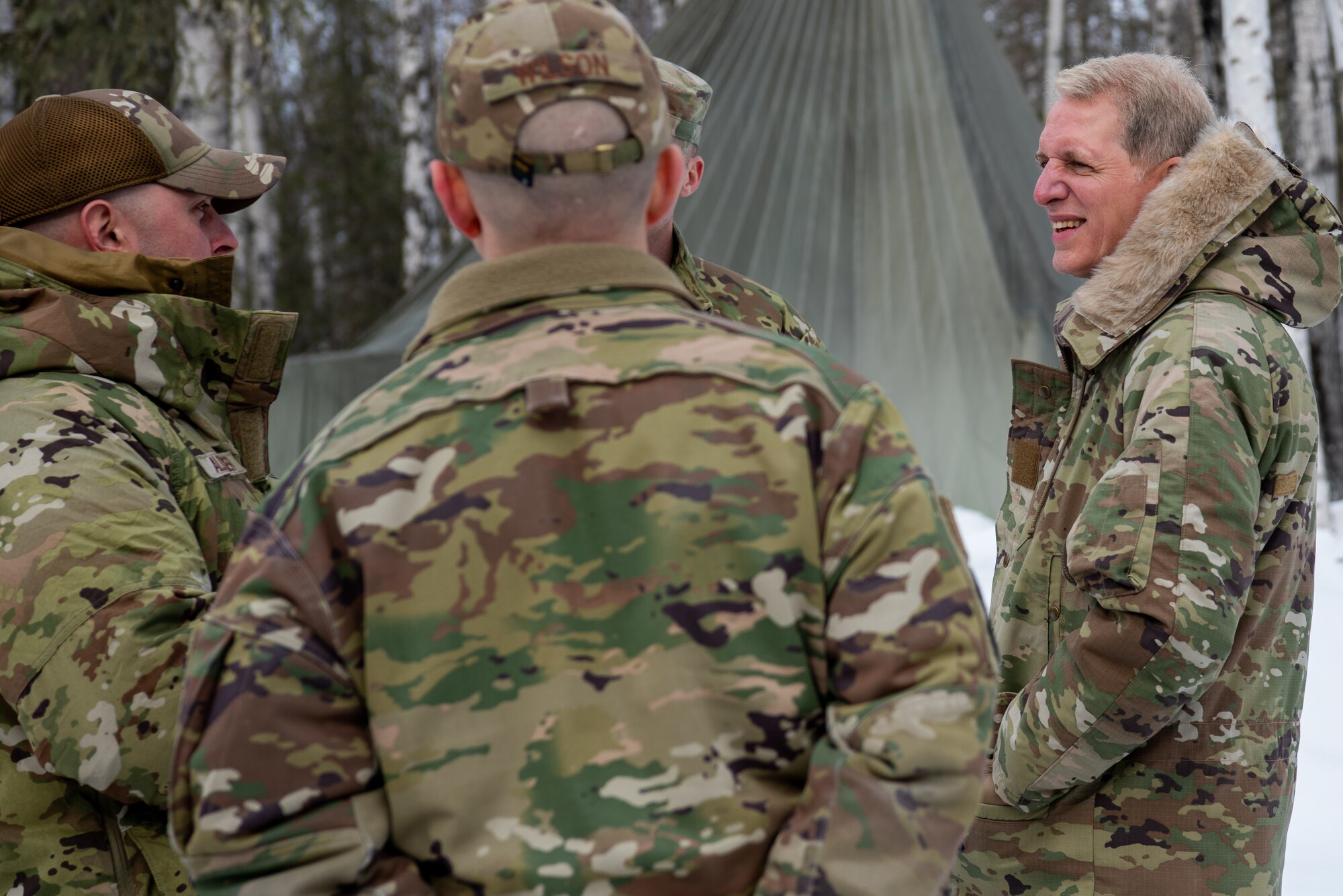 Mr. Beshar visited multiple units and facilities across JBER and spoke with base leadership to better understand what it takes for the military to maintain operational readiness in Alaska and the Arctic.